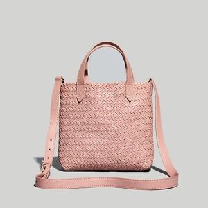 Madewell The Small Transport Crossbody: Woven Leather Edition